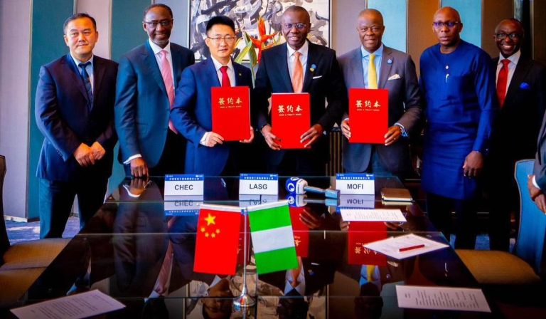 Lagos signs MOU with Chinese firm on Green Line Rail 