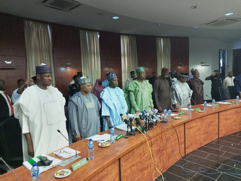 12 govs absent at NSGF meeting in Kaduna