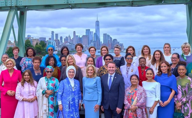 Oluremi Tinubu joins first ladies at Jill Biden's farewell