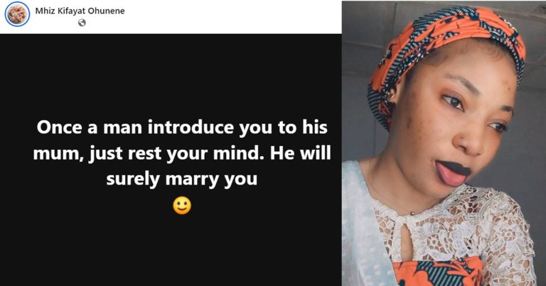 "Once a man introduce you to his mum, just rest your mind. He will surely marry you" – Lady sets her fellow gender at ease