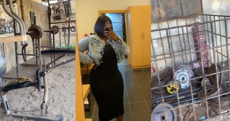 "That’s the real gym not snap center" – Lady in sh0ck after visiting the 'advanced' gym her friend often brags about (WATCH)