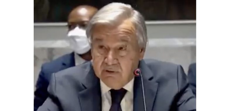 United Nations Secretary-General António Guterres,