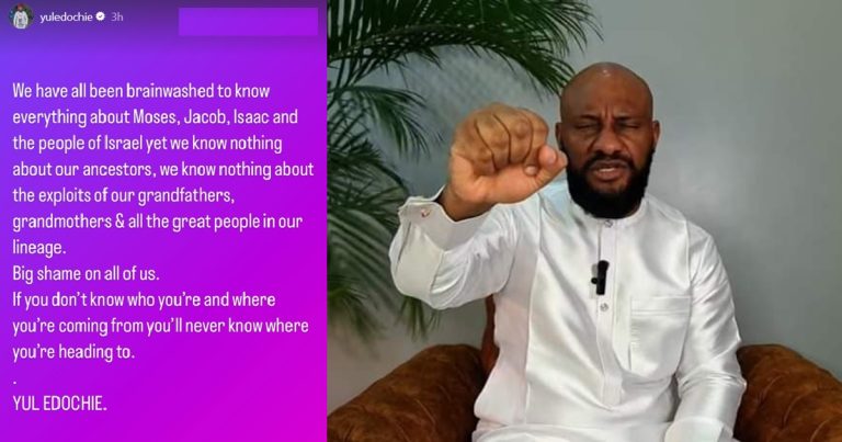 "Two months ago you were a pastor, what changed?" – Netizens react to Yul Edochie "traditionalist" post