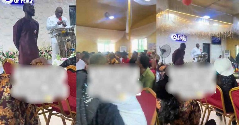 "And she’s among the girls shouting" – Female congregant publicly declares crúsh during an anonymous Q&A session in church (WATCH)