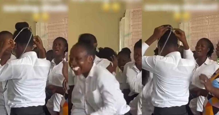 First-year nursing student wears a stethoscope as a necklace, sparks laughter during a training session (VIDEO)