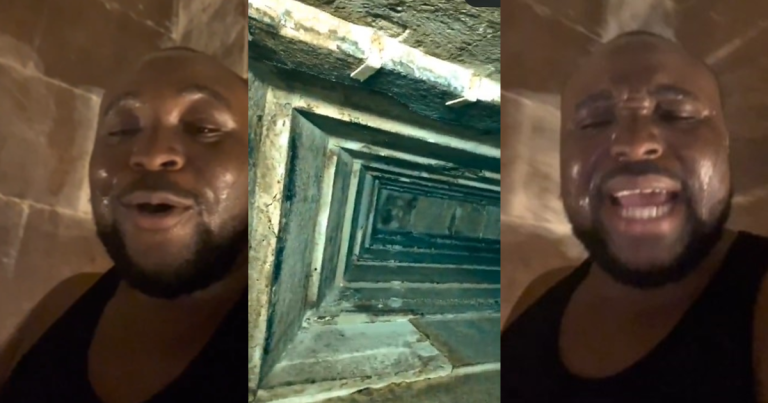 "I don't bl@me the Israelites for esc@ping" – Nigerian man shares his experience after visiting the Pyramid in Egypt (WATCH)