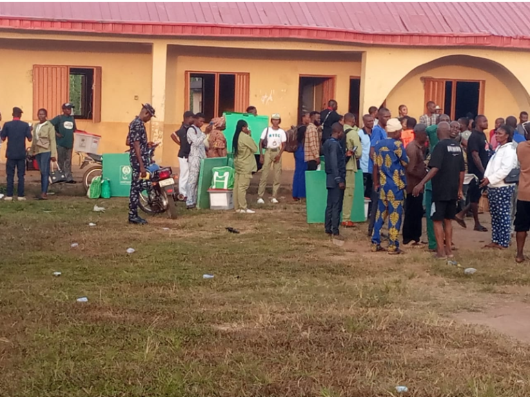 At the Anglican Primary School, Irele in Ondo South which serves as a RAC and polling units