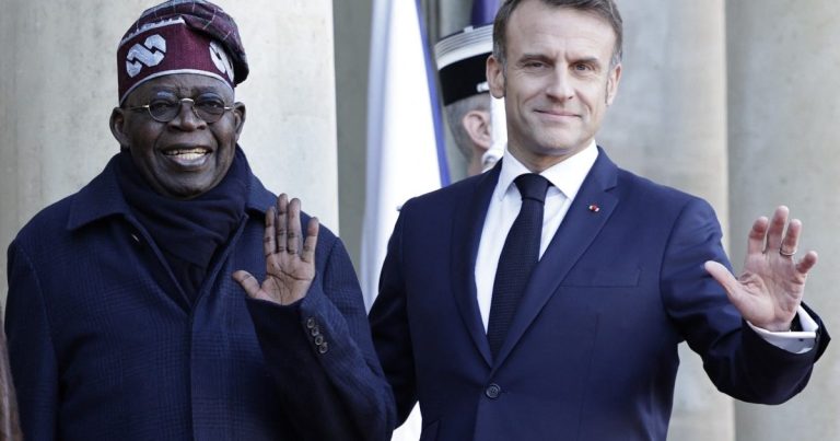 Macron welcomes Tinubu in historic state visit to France