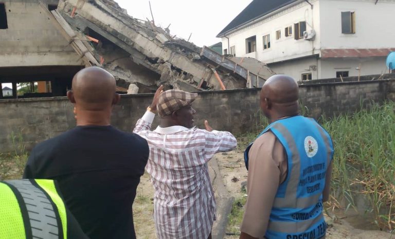 Rivers forms task force after second building collapse in one week