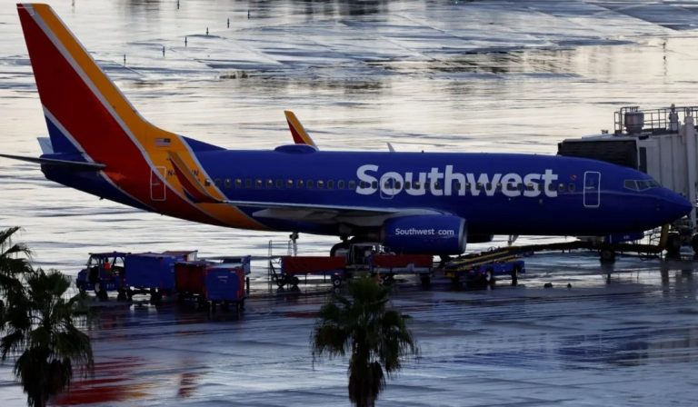 Southwest plane struck by gunfire in US