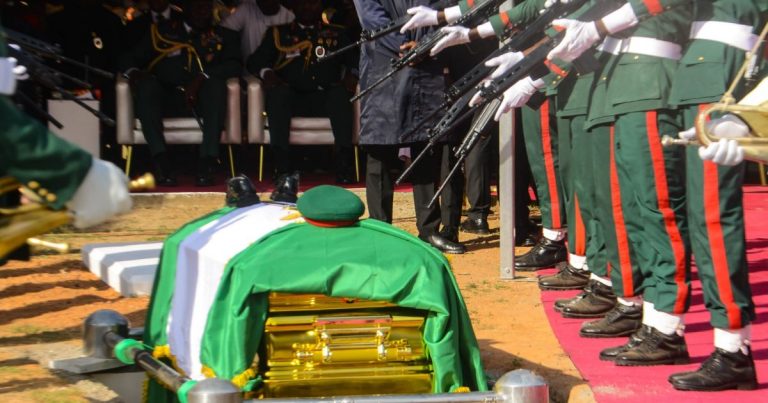 Tears as Lagbaja buried in Abuja, gets posthumous national honour