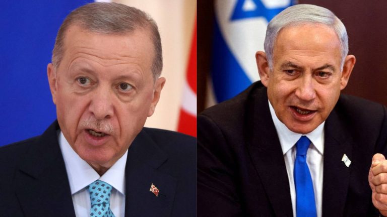 Tayyip Erdogan and Benjamin Netanyahu