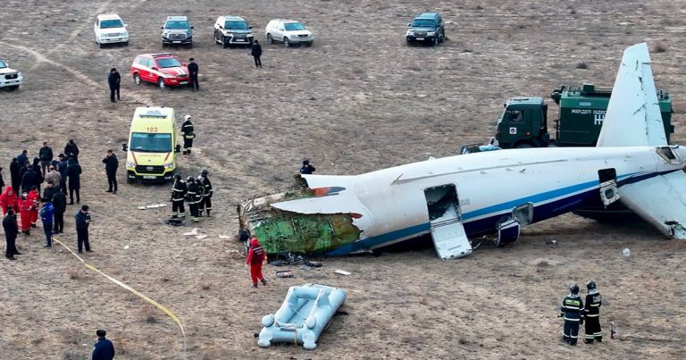 38 dead in Azerbaijan Airlines plane crash on Christmas Day