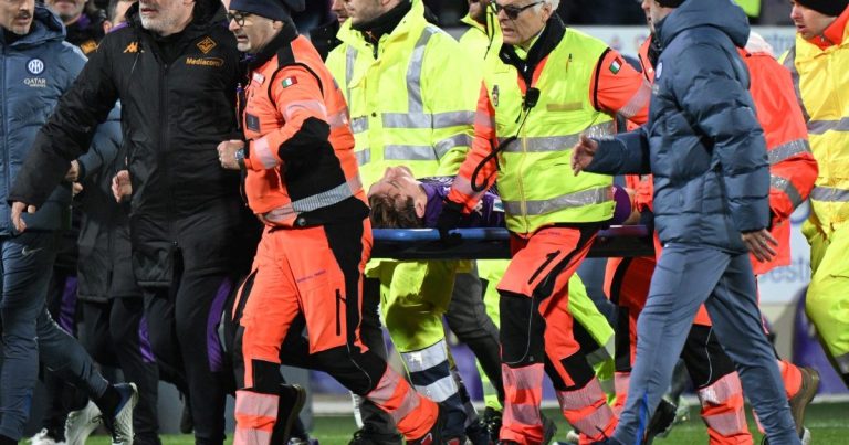 Fiorentina, Inter clash suspended after Edoardo Bove collapses