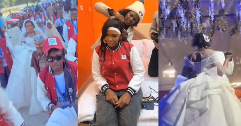 "I love how your course mates turned up for you" – Nigerian lady gets married same day she graduated from university (WATCH)