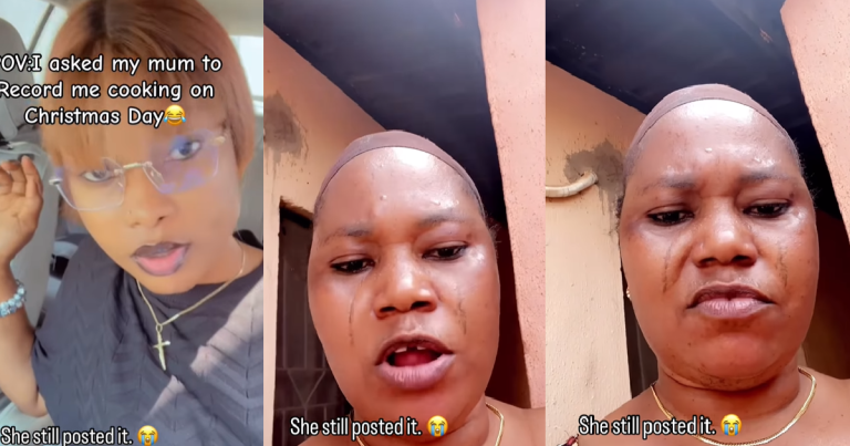 Lady Shares The Hilarious Video Her Mum Took On Christmas Day (WATCH) Lady Shares The Hilarious Video Her Mum Took On Christmas Day (WATCH)