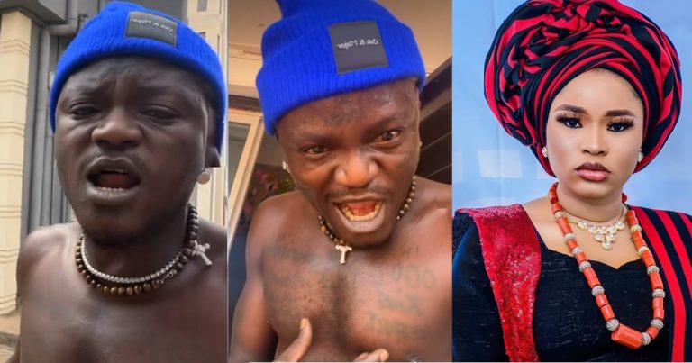 "Na bone I carry no be fish, you that I met during 2some" – Portable cursed the living daylights out of Queen Dammy who decided she was done with him (VIDEO)