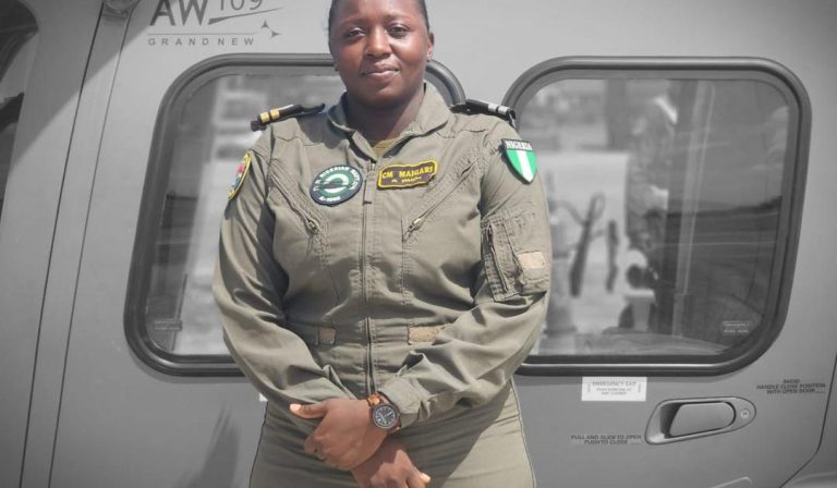 Nigerian Navy gets first female pilot