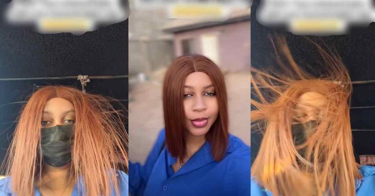 "Sit next to the rider next time" – Lady shares what Keke Napep breeze did to her bone straight wig (WATCH)