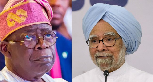 Tinubu mourns former Indian Prime Minister, Singh
