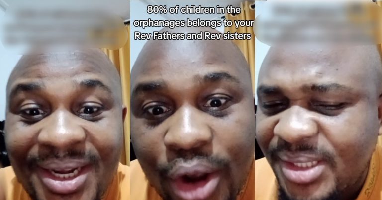 "80% percent of the children in orphanages belong to reverend fathers and sisters" – Man discloses (VIDEO)