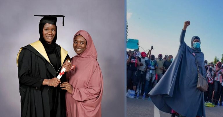 Activist Aisha Yesufu Celebrates Graduation Of Her Last Child (IMAGES)