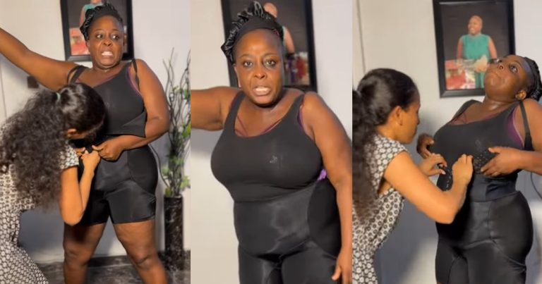 Actress Omotunde Adebowale Opens Up About Her Challɘnges with Wearing a Waist Trainer (WATCH)