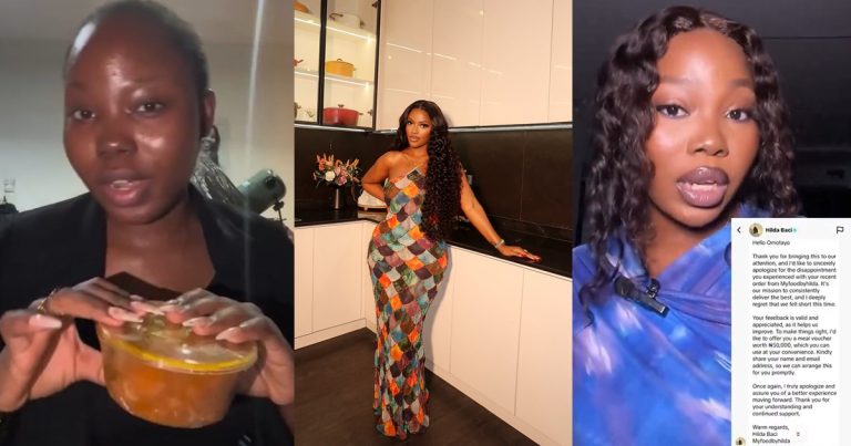 Lady who called out Hilda Baci’s restaurant over N6k pepper soup receives a N50,000 meal voucher. (VIDEO)