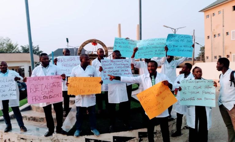 Lokoja hospital resident doctors demand staff recruitment, president’s reinstatement