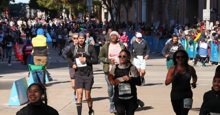 Makinde competes in Houston half-marathon