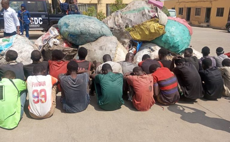 NSCDC parades 36 scavengers over criminal activities