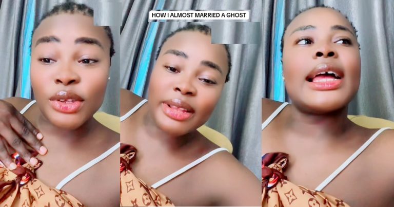 Netizens react as lady shares how she nearly married a gh0st in 2019 (WATCH)