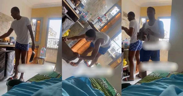 "She’s always giving those men food" – Lady gets help from male neighbors during her menstrual health episode (WATCH)