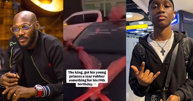 Singer 2baba gifts his son a brand new car for his 19th birthday (WATCH)