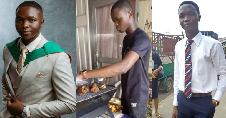 UNILAG graduate bags BSc in Finance after working as a 'bakery boy' to fund education (WATCH)