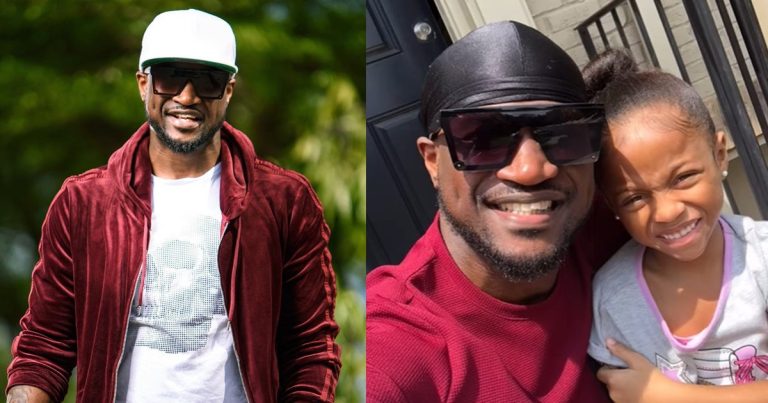 "You are my princess and will always be till my last breath" – Peter Okoye celebrates his daughter, Aliona, as she turns 12 (VIDEO)