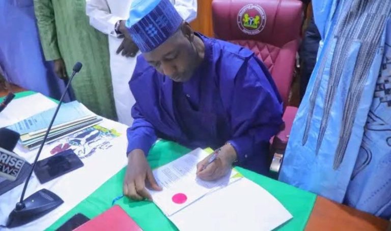 Zulum signs Borno's N615.8bn 2025 budget into law