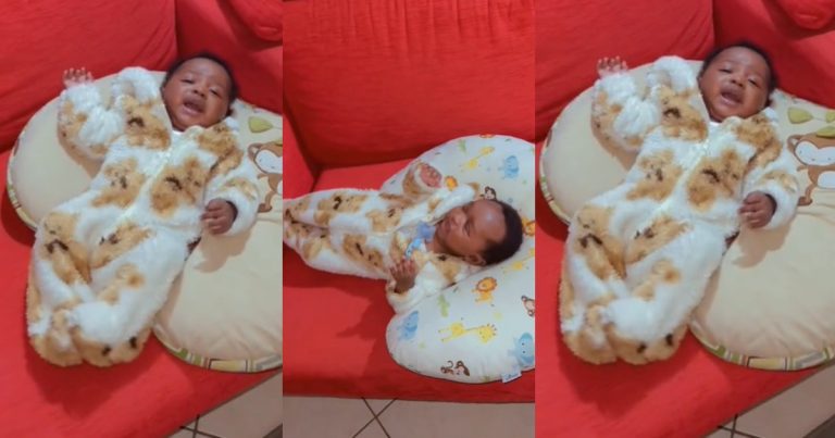 "Do you still need twins?" – Nursing mother asks after her twin boys burst into simultaneous tears (VIDEO)