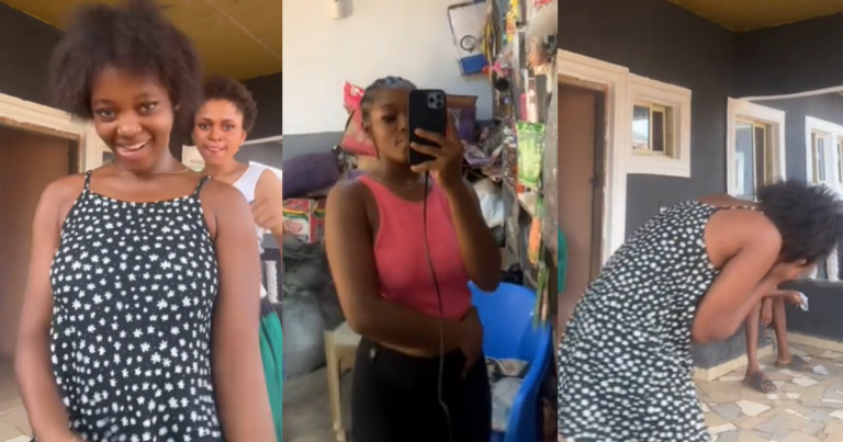 "I couldn't see for 30 mins" – Lady almost bl!nded after being h!t in the eye by a ball (WATCH)