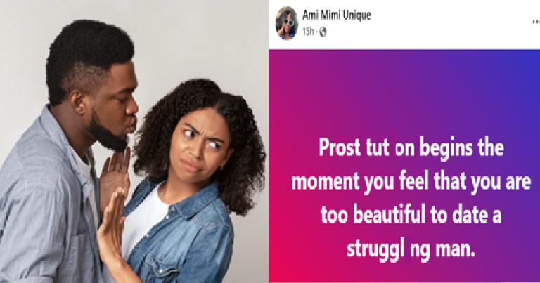 "I don’t like men who trek. I love men who have their own car and men who are comfortable." – Lady Responds To Another Lady's Post Calling Women Prost!tutes For Not Dating Struggl!ng Men (IMAGES)