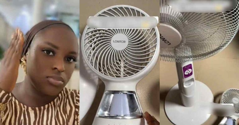 Lady who sweats excessively and lives in Band D shares the number of rechargeable fans she owns (VIDEO)