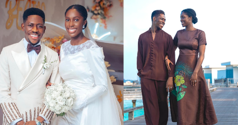 Moses Bliss Celebrates First Wedding Anniversary With His Wife Marie Bliss (IMAGES)