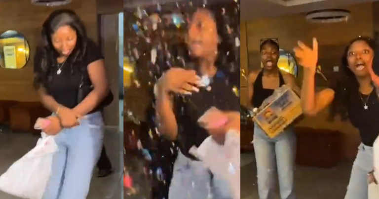 "They thought I was the bride" – Lady shares hilarious mix-up at her sister's bridal shower surprise party (WATCH)