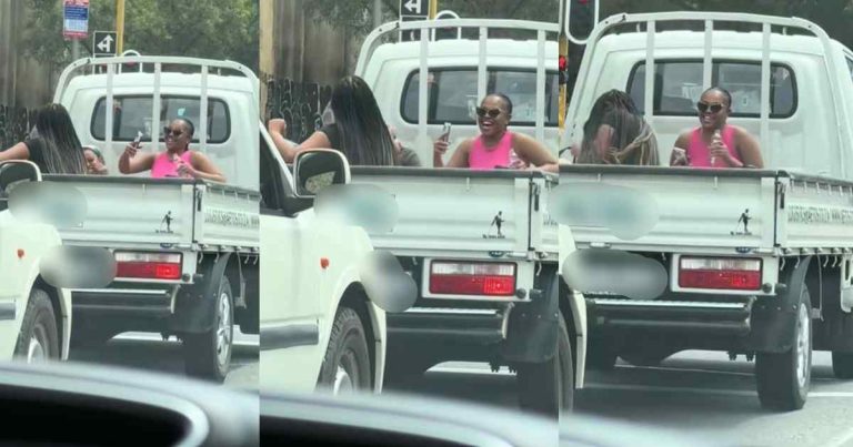 Video of ladies grooving in a van during traffic jam stirs reactions online (WATCH)