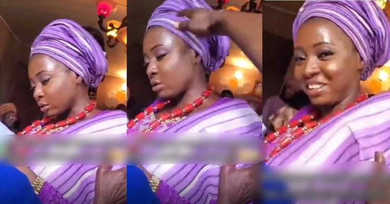 "Bro wants to pray too" – Moment Bride Playfully Rebúkes Younger Brother for Trying to Bless Her at Wedding Ceremony (WATCH)