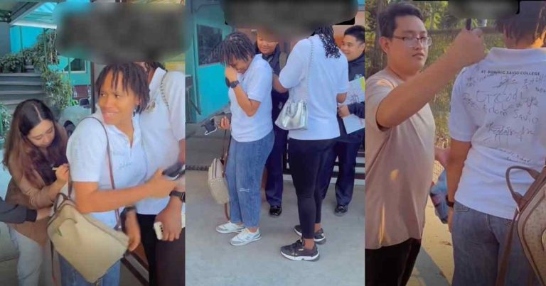 Philippines-based Nigerian lady shares how she signed out of school after her final exams (WATCH)