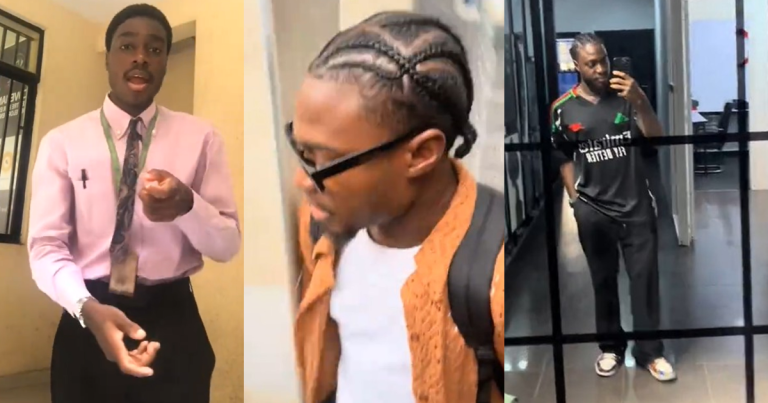 "Four years of corporate fit in university, simply to dress casually to work" – Man describes his dressing after school (WATCH)