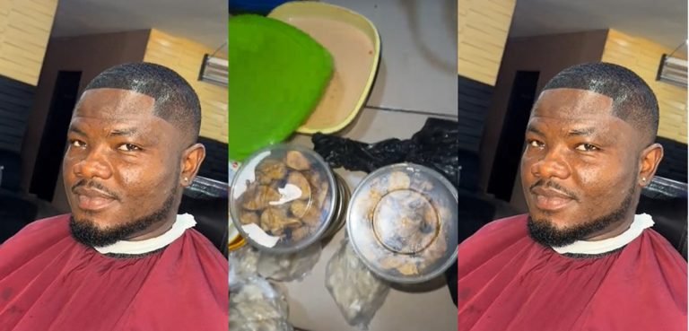 "If my mom misses me, she sends me food!" – Man reveals what his mom sent him (VIDEO)