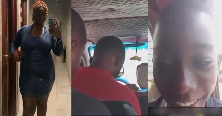 "Is that not your ex who br0ke your heart and made you cry" – Lady stúnned after her younger brother shared a video of her ex-partner on a public bus he boarded (WATCH) 