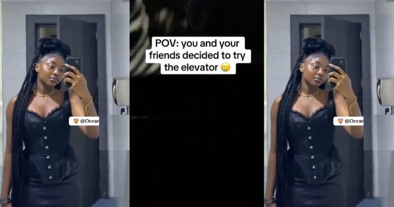"Jesus! God forbid...!" – Hilarious moment group of friends got stuck in an elevator (VIDEO)